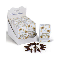 Stamford Hex Incense Cones - Californian White Sage - Set of 12