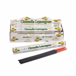 Citronella and Lemongrass Stamford Hex Incense Sticks - Set of 6