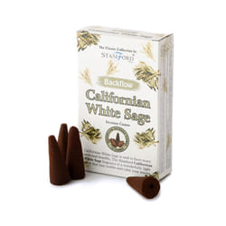 Stamford Backflow Incense Cones - Californian White Sage - Set of 12