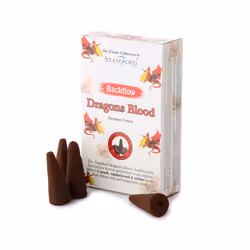 Stamford Backflow Incense Cones - Dragon Blood - Set of 12