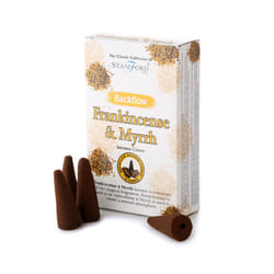Stamford Backflow Incense Cones - Frankincense & Myrrh - Set of 12