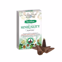 37465 Stamford Backflow Incense Cones - Sensuality - Set of 12