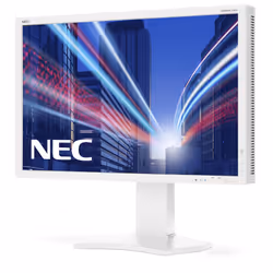 NEC MultiSync P242W LED display 61.2 cm (24.1") 1920 x 1200 pixels WUXGA White