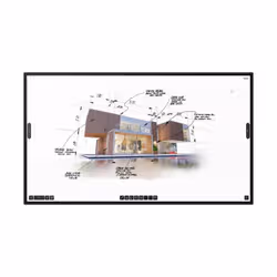 Sharp LB753-WIFI interactive whiteboard 190.5 cm (75") 3840 x 2160 pixels Touchscreen Black Bluetooth - Additional view 2