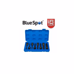 BlueSpot 8 Piece 1/2" Dr Impact Torx Bit Sockets T30 to T80 Star Keys