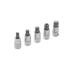 BlueSpot 5pce 1/2" Spline Bit Set M10, 12, 14, 16 & M18, 01509