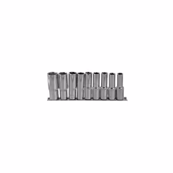 Blue Spot 01541 9 Piece 1/2 Inch Deep Metric Sockets - Socket Set Drive Square - deep socket set metric 9 drive square 12in ...