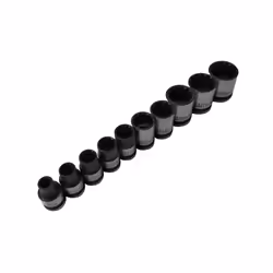 BlueSpot Tools 3/8in Drive Spline Socket Set Metric, 10 Piece
