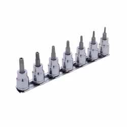 BlueSpot 7 PCE 3/8" Security Torx Bit Set (T10-T40)
