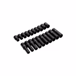 BlueSpot 20 PCE 1/2 Inch Deep and Shallow Metric Impact Sockets Set 10 - 19mm 01557