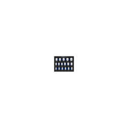 lueSpot 17 Piece 3/8 Inch Metric Shallow Sockets 8-24mm