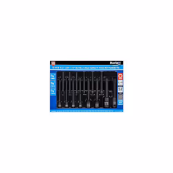 Blue Spot Tools 15 PCE 1/4", 3/8" & 1/2" Extra Long Impact Torx Bits Sockets (T6-T70)