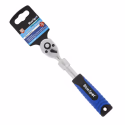 BlueSpot 1/4" Dr 72 Teeth 180mm to 230mm Flexible Extendable Ratchet 02023