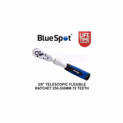 BlueSpot 3/8" Dr 72 Teeth 250mm to 350mm Flexible Extendable Ratchet 02031