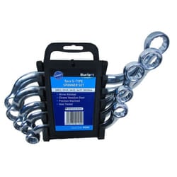 10-19mm Chrome Vanadium S Type Spanners 5 Piece Set - Spanner 04104 S Blue Spot -  spanner set 5 04104 stype blue spot pieces