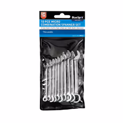 BlueSpot 04309 12Piece Flexible Metric Ratchet Spanner Set (8-19mm)(With Case)