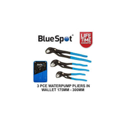 BlueSpot 3pc Adjustable Waterpump Pipe Wrench Pliers 175mm - 300mm 06438