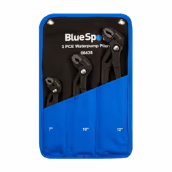 BlueSpot 3pc Adjustable Waterpump Pipe Wrench Pliers 175mm - 300mm 06438