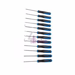 Bluespot 12pc Pick And Hook Set Plus Precision Screwdriver Torx Flat & Phillips