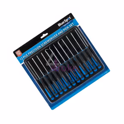 Bluespot 12pc Pick And Hook Set Plus Precision Screwdriver Torx Flat & Phillips
