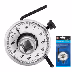 BlueSpot Torque Angle Gauge Easy Read Face For Socket Ratchets 1/2" Drive