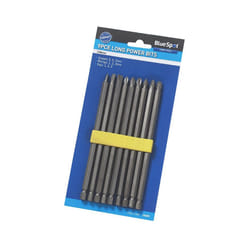 150mm Long Screwdriver Bit 9 Piece Set - Extra Reach 9pc Hex Pozi Phillips -  extra long reach 9pc hex pozi phillips slotted screwdriver power bit