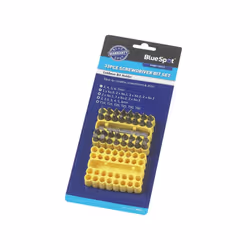 33 Piece Screwdriver Bit Set - Pozi Hex Torx Phillips Blue Spot 33pc Bits Drill - screwdriver set pozi hex bit torx phillips ...
