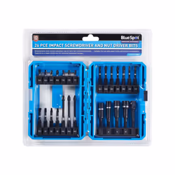 Bluespot 26pc Adaptor Impact Bit Holder Socket Set Drill Nut Driver Screwdriver 14125