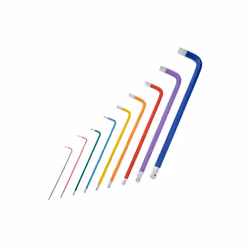 BlueSpot 9pc Extra Long Colour Coded Ball End Metric Hex Key Set 1.5-10mm 15301