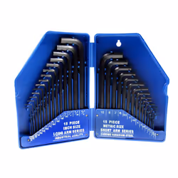 30 Piece Hex Key Set Metric And Imperial With Case - Blue Spot 15320 Allen - hex key set metric blue spot 15320 30 imperial ...