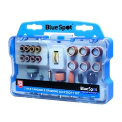 31 Piece Rotary Tool Sanding And Grinding Accessory Set - Kit Bluespot Tools -  sanding grinding accessory 31 kit piece bluespot tools bs19019 set
