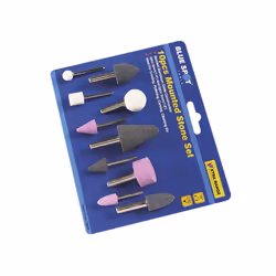 10 Piece Mounted Stone Set -  mounted stone set grinding blue spot 19026 10 polishing carving