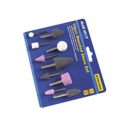 10 Piece Mounted Stone Set -  mounted stone set grinding blue spot 19026 10 polishing carving