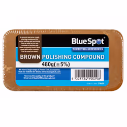 Polishing Compound Blocks Buffing 500g Brown Bluespot BS19029