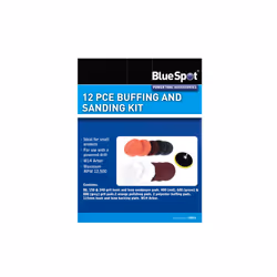 BlueSpot 19034 12 Piece Buffing and Sanding Kit