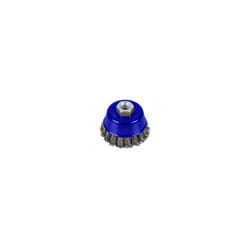BlueSpot 75mm (3") M14 x 2 Twist Knot Wire Cup Brush