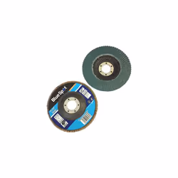 40 Grit Zirconium Oxide Flap Disc -  115mm zirconium flap sanding grit oxide grinder bluespot discs 40120 grinding angle 60 8 ...