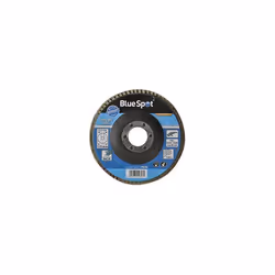 Bluespot 115mm (4.5") 120 Grit Aluminium Oxide Flap Disc - Sanding 80 60 40 - flap sanding 120 115mm disc grit 80 60 40 disc ...