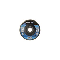Bluespot 115mm (4.5") 120 Grit Aluminium Oxide Flap Disc - Sanding 80 60 40 -  flap sanding 120 115mm disc grit 80 60 40 discs blue spot x bluespot
