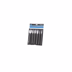 6 Piece Flat Wood Bit Set - Drill 6pc 25mm - wood flat drill bit set 6pc 25mm