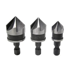 Bluespot 3 Pce 6mm (1/4") Hex Shank Countersink Bit Set - Bits Tools 20310 Blue -  countersink 3 bits tools set 20310 blue spot pieces