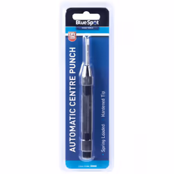 BlueSpot Automatic Centre Punch Spring Loaded Metal Wood Dent Marker 5"/125mm