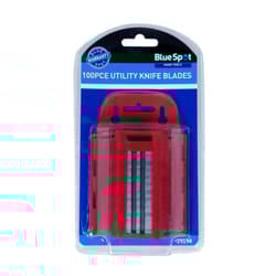 100 Piece Utility Blades In Dispenser - Stanley Replacement Sharp Slicing Fits -  stanley utility 100 replacement sharp slicing fits knifes
