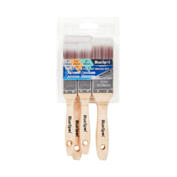 BlueSpot 36011 3 Piece Synthetic Paint Brush Set with Soft Grip Handle (1, 1.1/2 and 2)