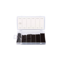 Heat Shrink Tubing Sleeving Black Assorted 127pc Electrical Insulation Wire Wrap