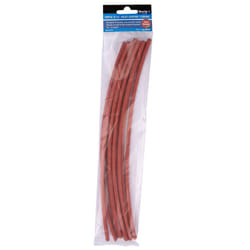 Bluespot 10 Pce 300mm (12") 3/16" Red Heat Shrink Tubing