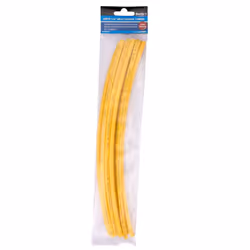 Bluespot 10 Pce 300mm (12") 1/4" Yellow Heat Shrink Tubing