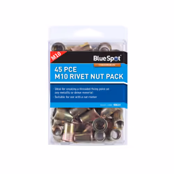 BlueSpot 40612 75 Piece M8 Rivet Nut Pack