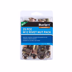 BlueSpot 40614 45 Piece M10 Rivet Nut Pack