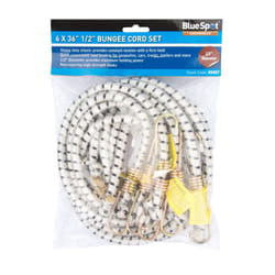 Bluespot 6 Pce 90cm Bungee Cord Set